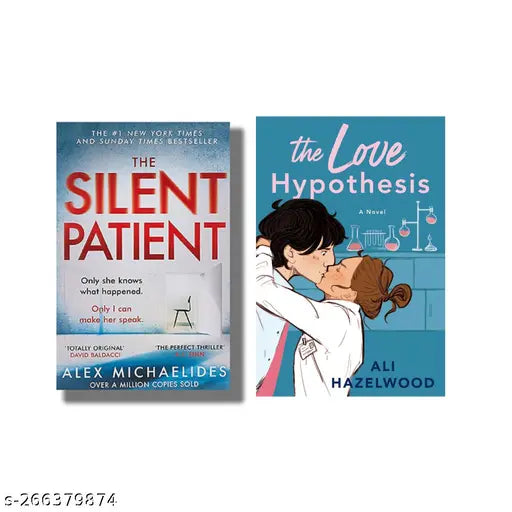 SILENT PATIENT BY ALEX MICHAELIDES + THE LOVE HYPOTHESIS BY ALI HAZELWOOD