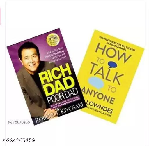 Rich dad poor dad + How to talk anyone