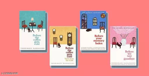 Combo of 4 Books) Before The Coffee Gets Cold+Tales from the Cafe+Before your memory fades+Before we say goodbye - Toshikazu Kawaguchi ( by paperbag)