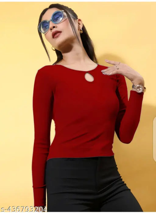 Stylish Neck Hole Top
