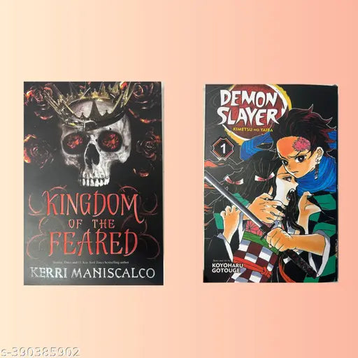 BOOK HUB KINGDOM OF THE FEARED AND DEMON SLAYER COMBO PACK OF 2