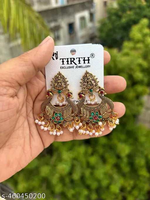 Beautiful Diamond Jhumka Earrings for girl's and women's -