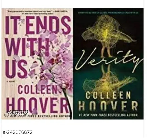 It Ends With Us: A Novel + Verity: The thriller that will capture your heart and blow your mind (Set of 2books)