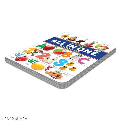 Ukg Class Picture Board Book (English-Hindi)  With  13 Topics : English Alphabet  Hindi Varnamala (Swar)  Hindi Varnamala (Vyanjan)  Numbers  Fruits  Vegetables  Flowers  Birds  Domestic Animals  Wild Animals  Shapes  Colours and Body Parts
