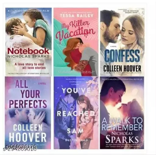 The Notebook+My Killer Vacation +Confess +All Your Perfects +You've Reached Sam+A Walk To Remember