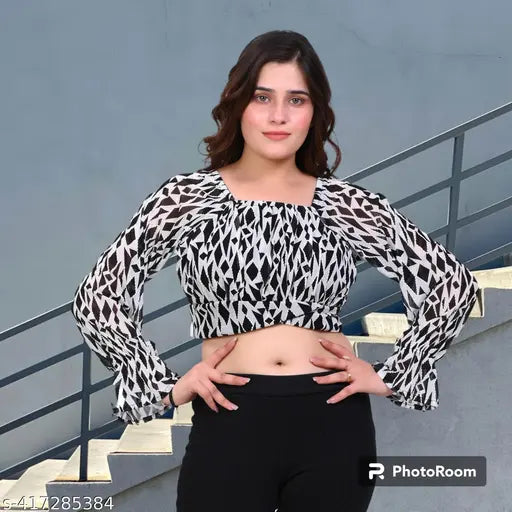 Woman Net Top