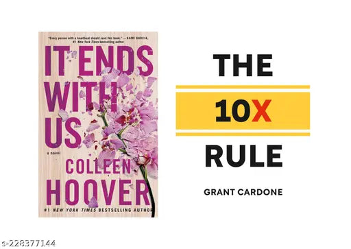 IT END WITH US BY COLLEEN HOOVER + THE 10X RULE BY GRANT CARDONE