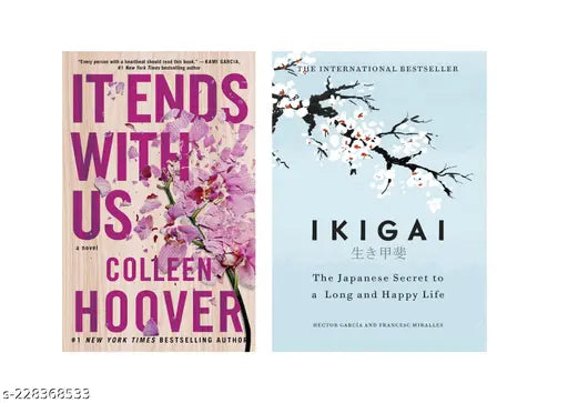 IT END WITH US BY COLLEEN HOOVER +IKIGAI BY  HECTOR GARCIA