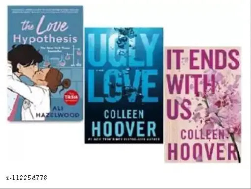 THE LOVE HYPOTHESIS + UGLY LOVE + IT ENDS WITH US ( 3 Books Combo )  (Paperback  Colleen Hoover  Hazelwood Ali)