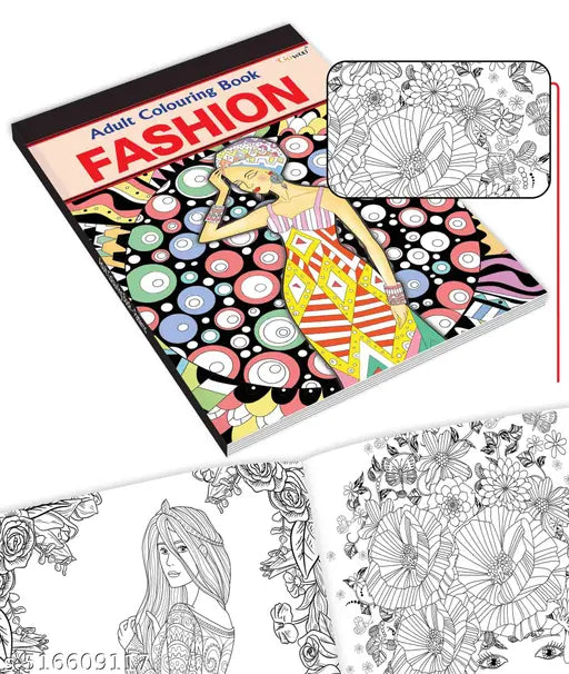 Fashion - Adult Colouring Book : Coloring Book for Adults  Relaxing Art Coloring  Art book for relaxation