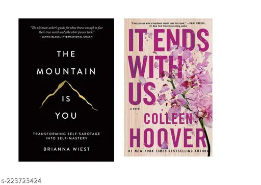 THE MOUNTAIN IS YOU BY BRIANNA WIEST  + IT END WITH US BY COLLEEN HOOVER