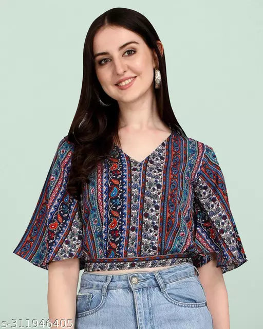 Top Womens tops fashion tops Girls crop tops Girls summer tops Girls printed tops Womens tops