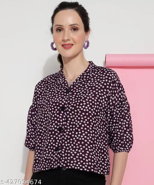 Womens Casual Printed Stylish Shirt