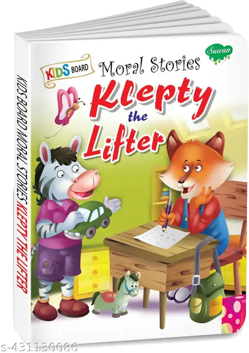 Klepty the Lifter board book for kids : Story board books  Educational learning books  Children story book (Hardcover).