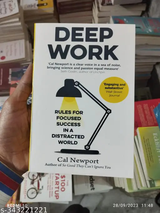 Deep Work :- Rules For Focused Success In A Distracted Word Paperback (English  Paperback  Cal Newport)