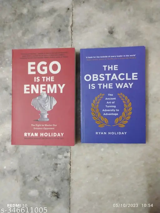 Best Combo Of 2 Book :- Ego Is The Enemy + The Obstacles Is The Way (English  Paperback   Ryan Holyday)
