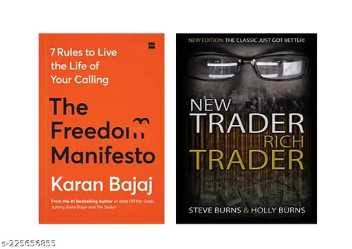 THE  FREEDOM MANIFESTO BY KARAN  + NEW TRADER RICH TRADER BY STEVE BURNS