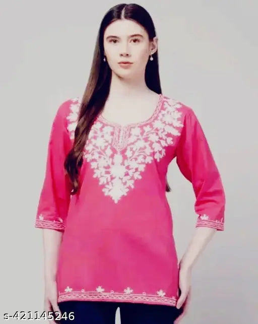 kurti pink short