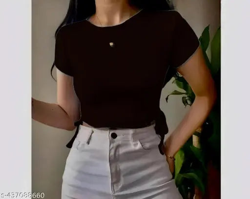 New Stylish Dori Short Sleeve Fashionable Top For Woman