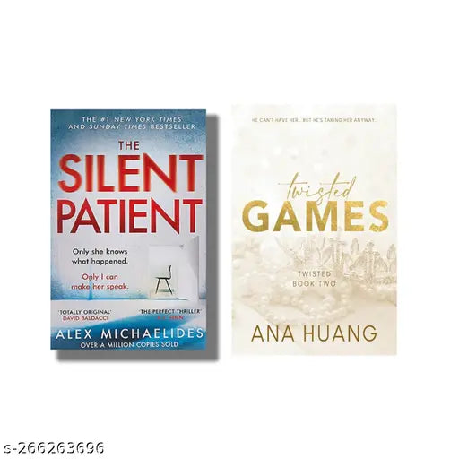 SILENT PATIENT BY ALEX MICHAELIDES +  TWISTED GAME BY ANA HUANG