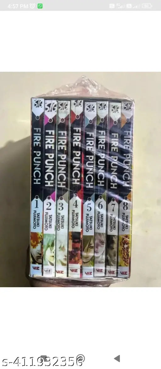 Fire Punch Manga Boxed Set :- Volume-1 To 8 (English  Paperback  Tatsuki Fujimoto)