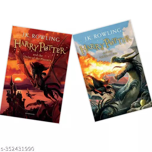 Harry Potter and the Order of the Phoenix (Harry Potter 5) + Harry Potter and the Goblet of Fire (Harry Potter 4) (Set of 2 Books)