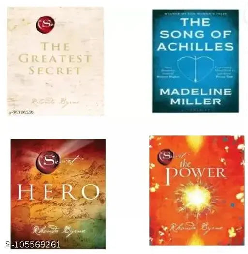 The Greatest Secret+The Song Of Achilles+Hero+The Power Paperback Set  (Paperback  Rhonda Byrne  Madeline Miller)