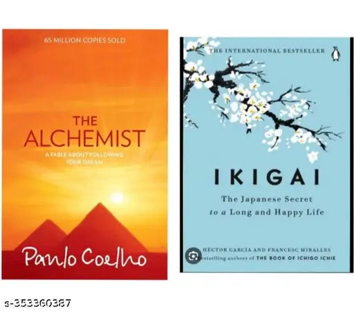 Best Combo Of 2 Book :- The Alchemist + Ikigai (English  Paperback   Paula Coelho  Hector Gracia)
