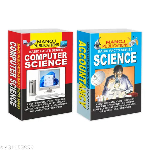 Science and Computer Science : Computer Science Book for Kids  Educational Book for Kids  Science Learning Book - Pack of 2 Basic Facts Books.