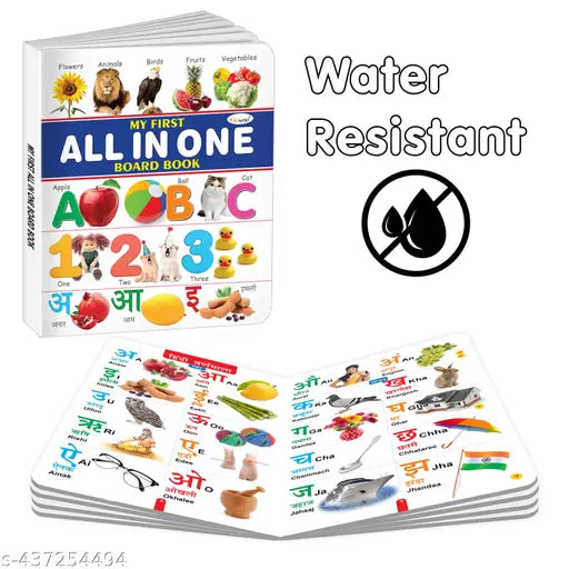 Toddlers learning library : Learning board book for kids  MY FIRST ALL IN ONE BOARD BOOK  birthday gifts for Toddler