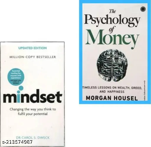 psychology of money by morgan housel+MINDSET BY DR CAROL S DWECK