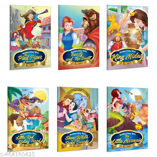 The Fairy Tale Kingdom: A Collection of 6 Magical Stories - Beauty and the Beast  Little Red Riding Hood  King Midas and more - Storybooks for Children  Classic Fairy Tales for Early Readers