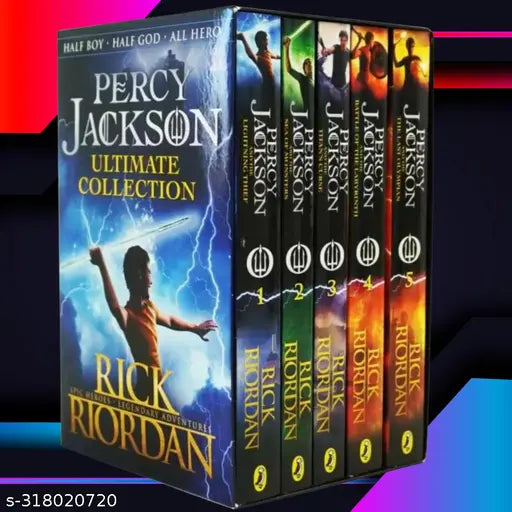 Percy Jackson Complete Collection (5 Boo: Complete Series Paperback – Box set)