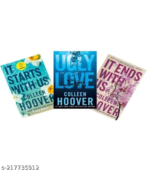 IT STARTS WITH US By COLLEEN HOOVER + & UGLY LOVE By COLLEEN HOOVER+IT END WITH US BY COLLEEN HOOVER