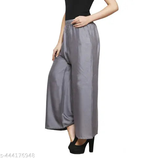 HF plain grey palazzo