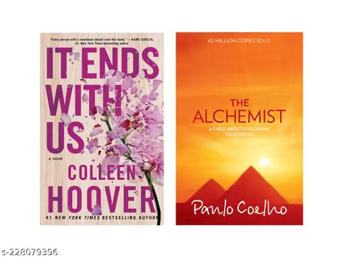 IT END WITH US BY COLLEEN HOOVER + THE ALCHEMIST BY PAULO COELHO