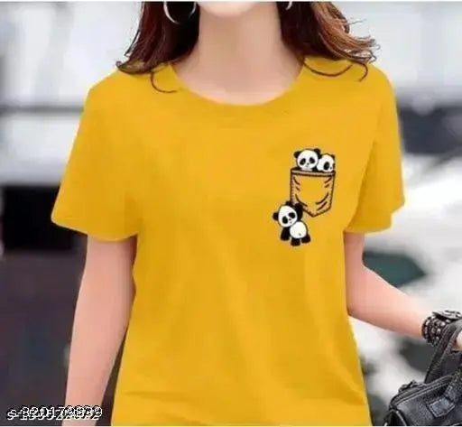 COTTON  PRINTED T-SHIRT FOR WOMEN & GIRLS