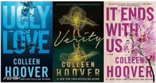 IT ENDS WITH US By COLLEN HOOVER+ UGLY LOVE BY COLLEEN HOOVER + VERITY BY COLLEEN HOOVER