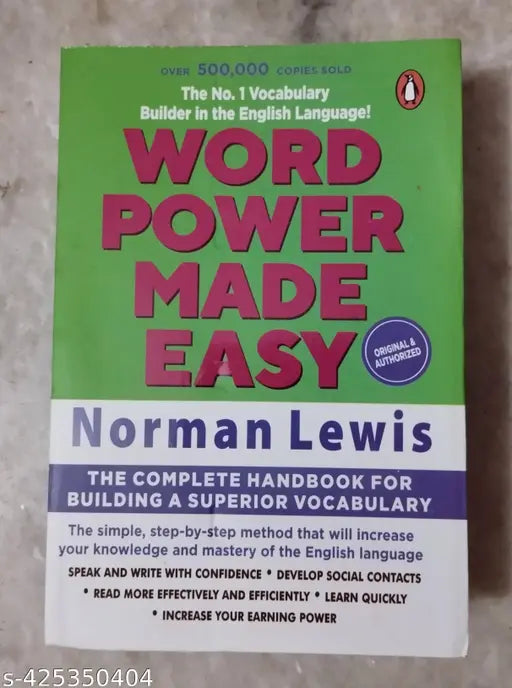 Word P0wer Made Easy (English  Paperback Norman Lewis)