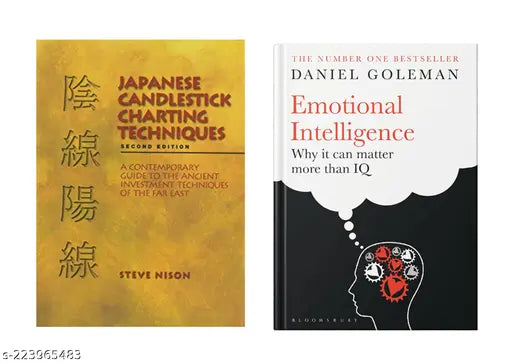 JAPANESE CANDLESTICK CHARTING TECHNIQUES BY STEVE NISON + EMOTIONAL INTELLIGENCE  BY DANIEL GOLEMAN