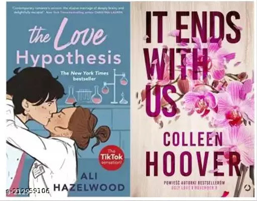 The Love Hypothesis  It Ends With Us: Book By Ali Hazelwood And Colleen Hoover - English  (Paperback  Ali Hazelwood  Colleen Hoover) (SET OF 2 BOOKS) Fiction Novels