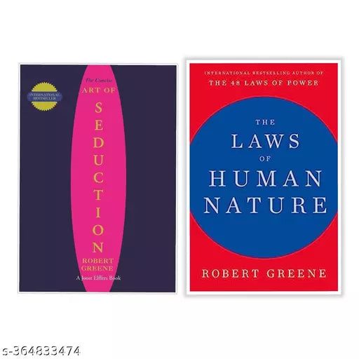 Set of 2 Books - The Art Of Seduction + The Laws of Human Nature - Paperback