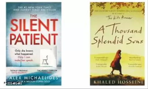 The Silent Patient + A Thousand Splendid Suns (2 Books Combo) Best Book  (Paperback  Alex Michaelides