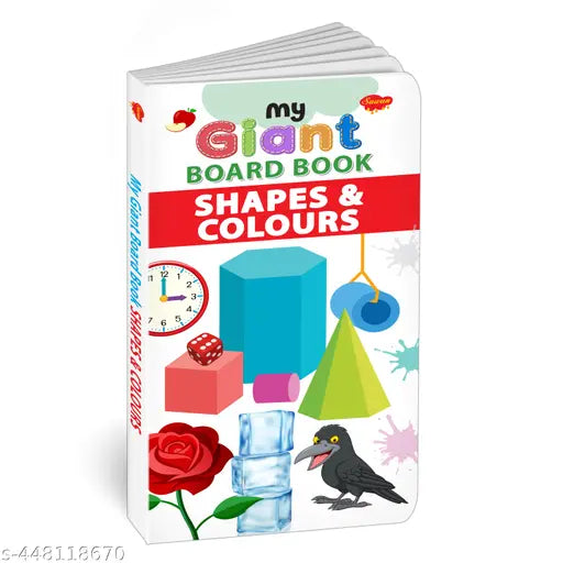 My Giant Board Book : Shapes and Colours - Children's learning book  Board books for early readers  Kid's educational board books 
