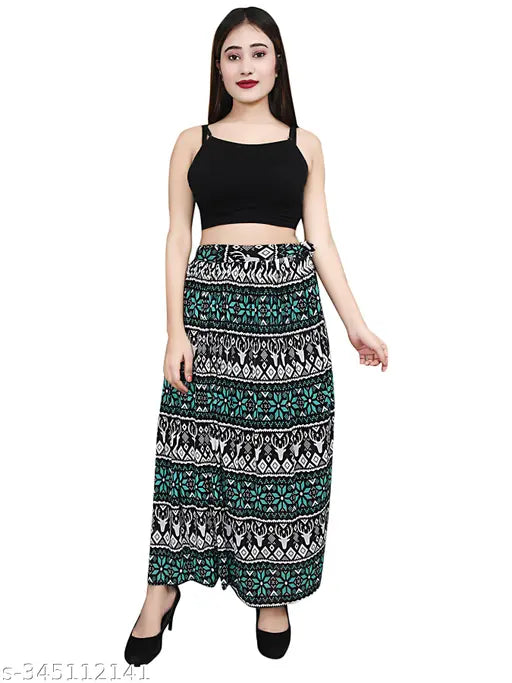 Woman Ethnic Skirt with inner