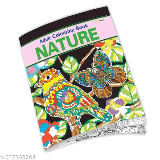 Nature - Adult Colouring Book : Stress-Relief Coloring Book  Creative Coloring Experience Book  Peaceful Coloring Pages  Stress-relief coloring book