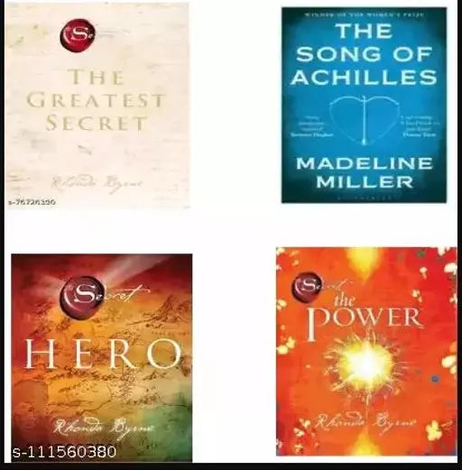 The Greatest Secret+The Song Of Achilles+Hero+The Power Paperback Set  (Paperback  Rhonda Byrne  Madeline Miller)