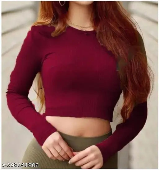 Round Neck Full Sleeve Top