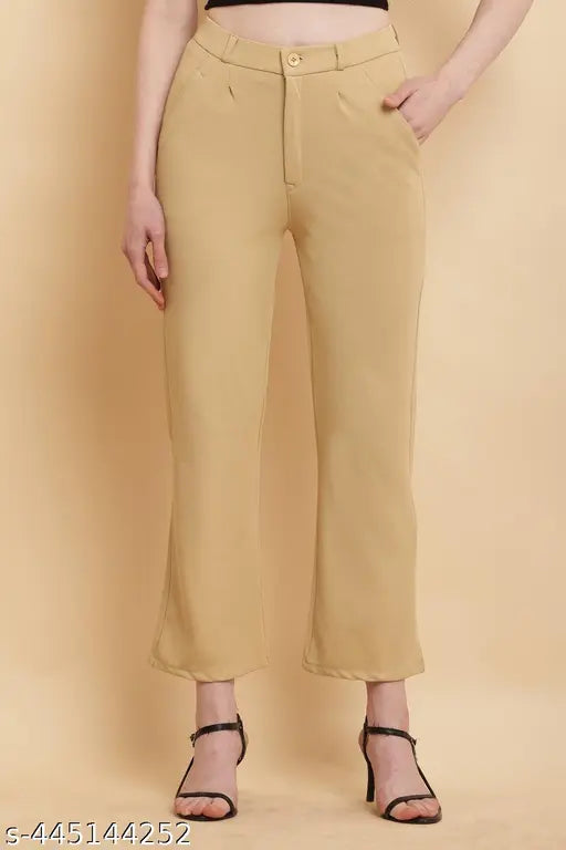 HR cream formal pant