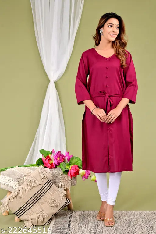 front cut kurti